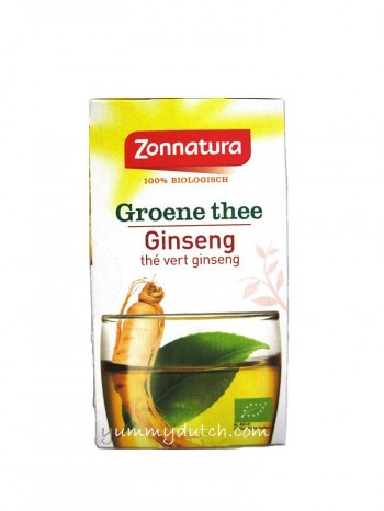 Zonnatura Organic Green Tea With Ginseng