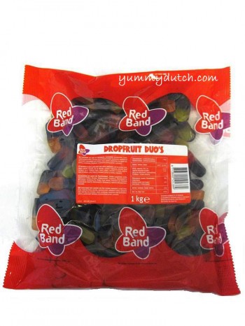 Red Band Winegums Licorice Fruit Duos Large