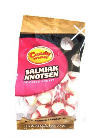 Candyman Salmiak Lollipops