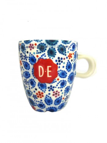 Douwe Egberts Coffee Mug Dutch Dots