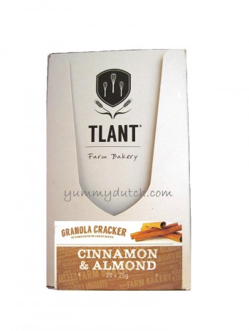 Tlant Granola Cracker Cinnamon & Almond 20x24g