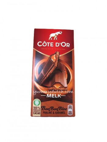Cote Dor BonBonBloc Milk Praline & Caramel