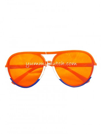 YD Orange Aviator Party Glasses