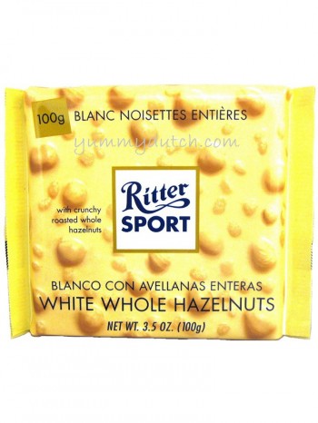 Ritter Sport White Chocolate Whole Hazelnuts