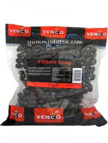 Venco Tikkels Black Licorice Large
