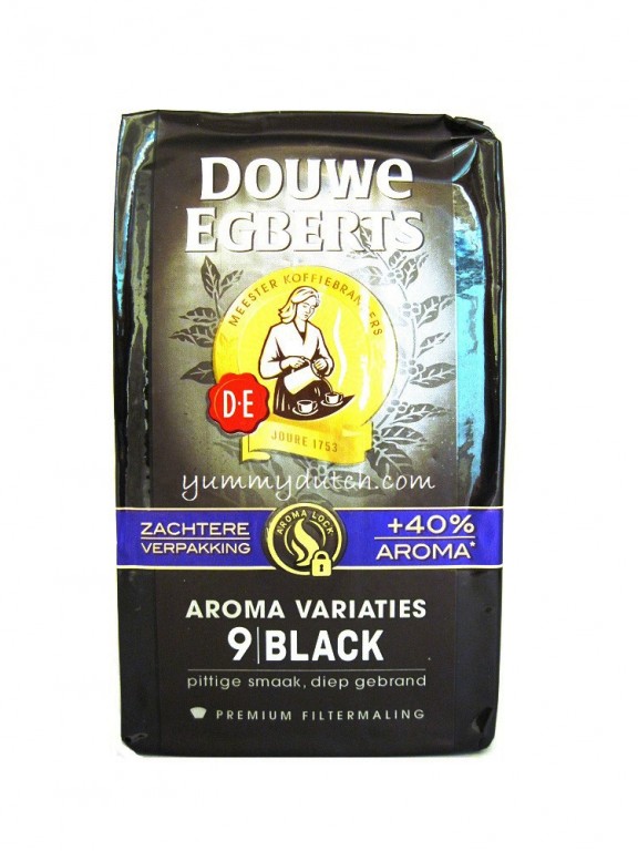 Aroma Black Brewed Coffee Douwe Egberts Yummy Dutch