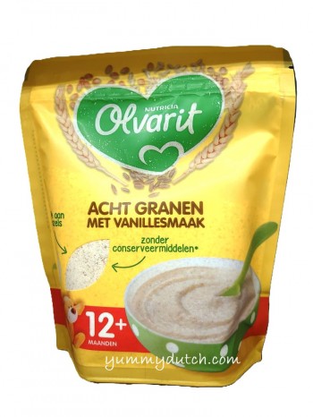 Nutricia Olvarit Breakfast Cereal 8 Grains Vanilla