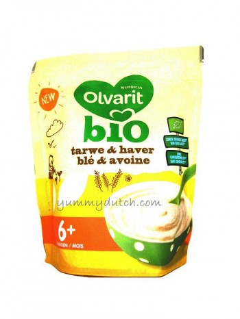Nutricia Olvarit Organic Wheat & Oats 6+ Mnths