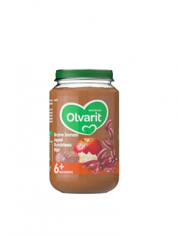 Nutricia Olvarit Beans Apple & Beef 6 Mnths