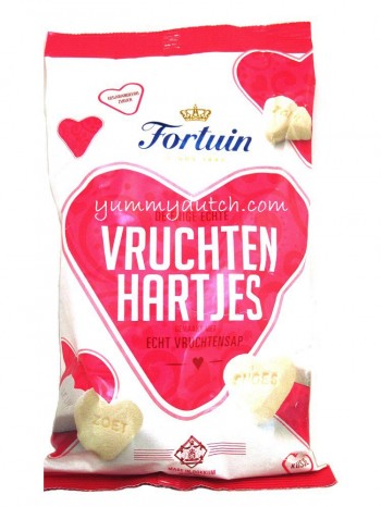 Fortuin Fruit Hearts Sugar Candy