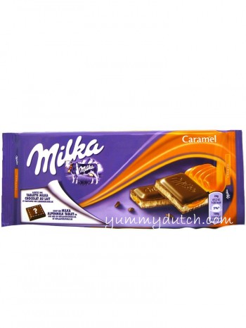 Milka Caramel Milk Chocolate Bar