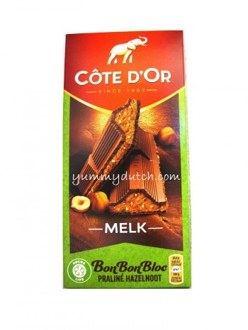 Cote Dor BonBonBloc Praline Hazelnut