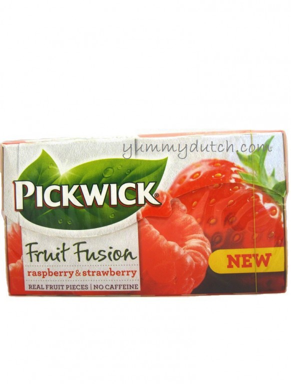 Fruit Fusion Raspberry & Strawberry Pickwick Yummy Dutch