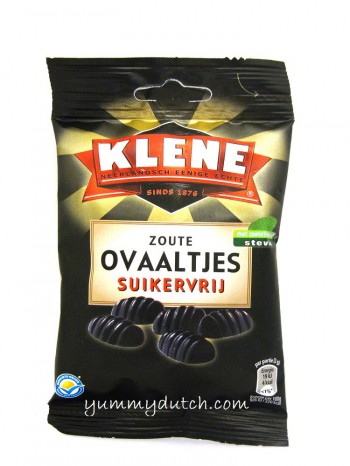 Klene Salty Licorice Ovals Sugar Free