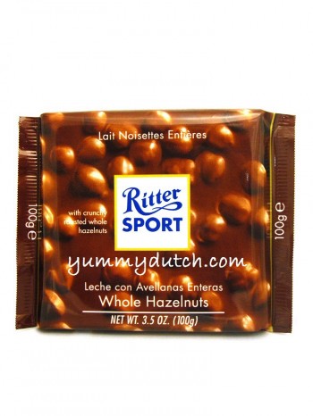 Ritter Sport Milk Chocolate Whole Hazelnut