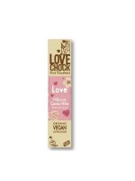 Lovechock Love Hibiscus Cacao Nibs Biologische Chocolade Reep