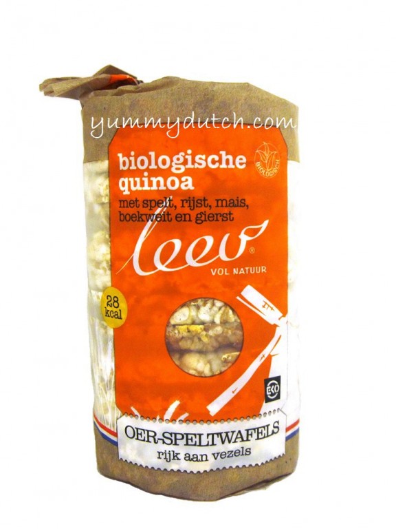 Organic Puffed Grains Cakes Quinoa Spelt Leev Yummy Dutch