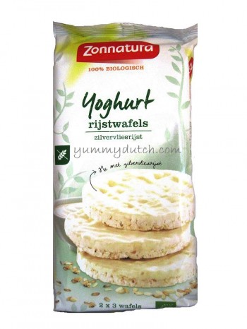 Zonnatura Organic Puffed Rice Cakes Yoghurt