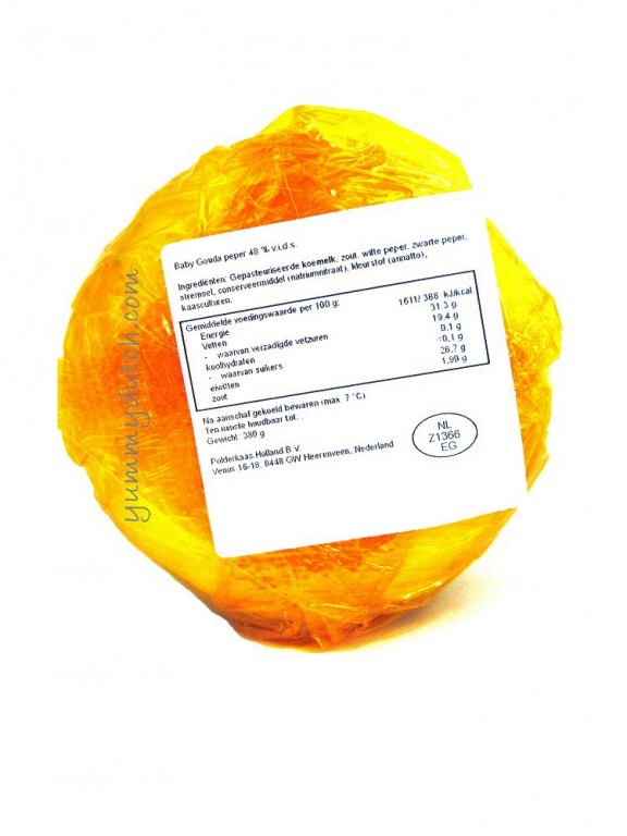 Baby Gouda Cheese With Pepper Polderkaas Yummy Dutch