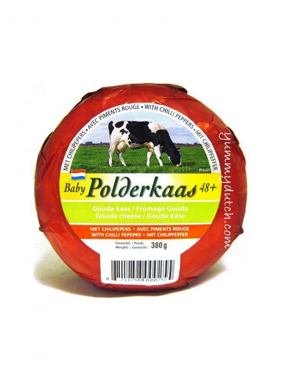 Baby Gouda Cheese With Chilli Peppers Polderkaas Yummy Dutch