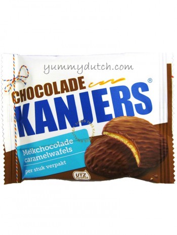 Kanjers Chocolate Syrup Waffle Single Pack