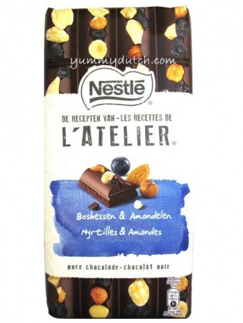 Nestle LAtelier Dark Chocolate Blueberry & Almond