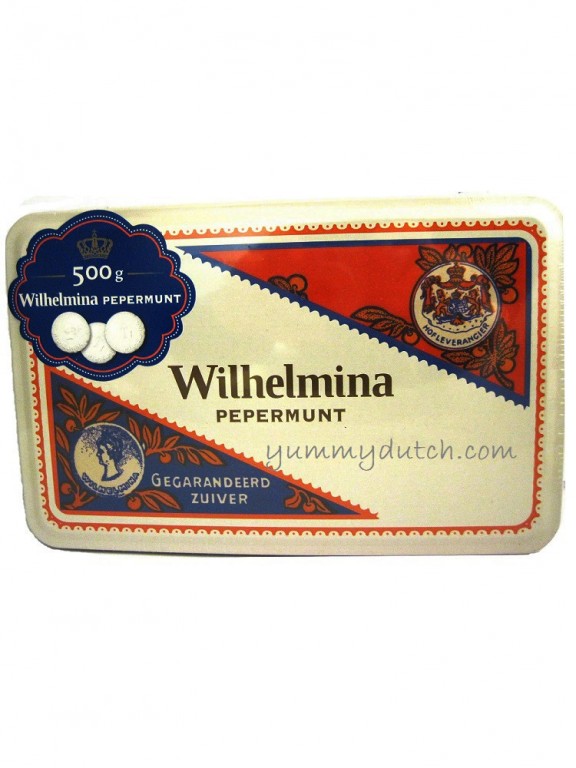 Wilhelmina Mints Luxury Tin Box Fortuin Yummy Dutch