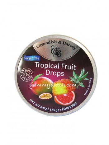 Cavendish Harvey Tropical Fruit Drops Sugar Free
