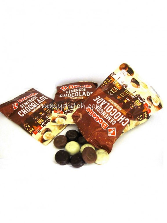Kruidnoten Chocolade Gemengd Kleine Zakjes X6 Bolletje Yummy Dutch