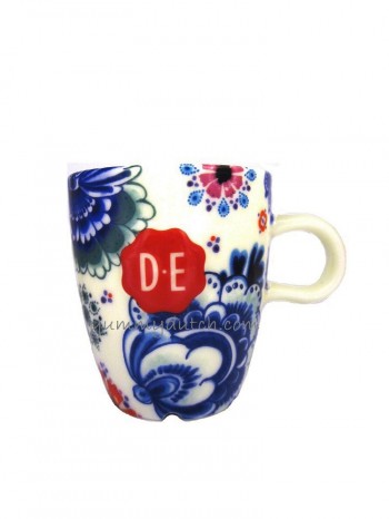 Douwe Egberts Coffee Mug Folk Fever