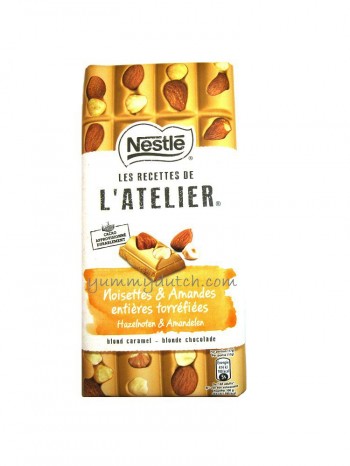 Nestle LAtelier Blond Chocolate Hazelnuts & Almonds