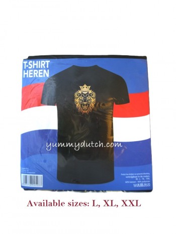 YD Mens Tshirt Lion Gold Black