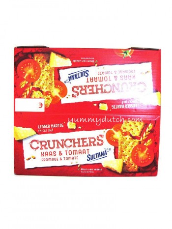 Verkade Sultana Crunchers Cheese & Tomato 24x3