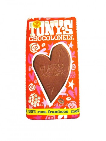 Tonys Chocolonely Valentony Chocolate Heart In A Tablet 