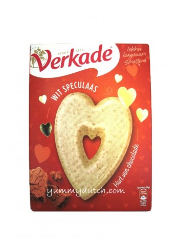 Verkade White Chocolate Heart With Speculaas
