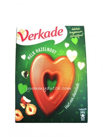 Verkade Milk Chocolate Heart With Hazelnuts