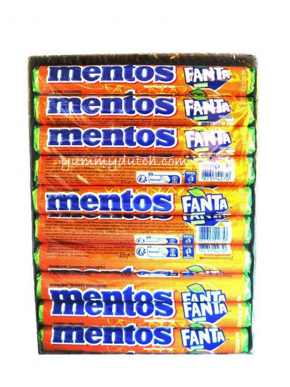 Mentos Fanta Box 40 Rolls Van Melle